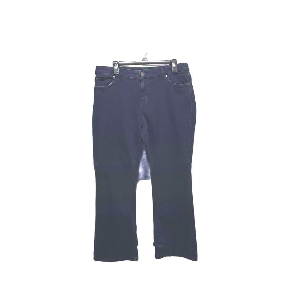 Simply Vera Vera Wang Women's Dark Wash Bootcut Jeans Size 16P